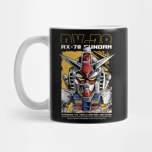 Gundam RX78 Artwork Mug